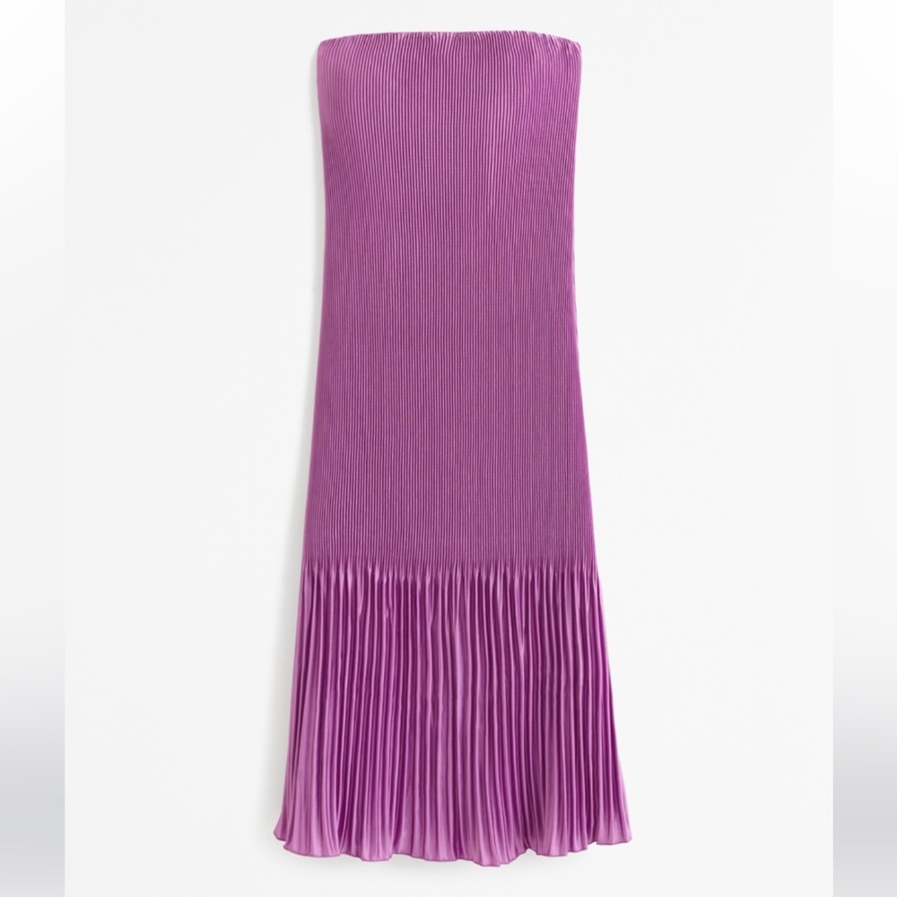 A&F Giselle Pleat Release Midi Dress